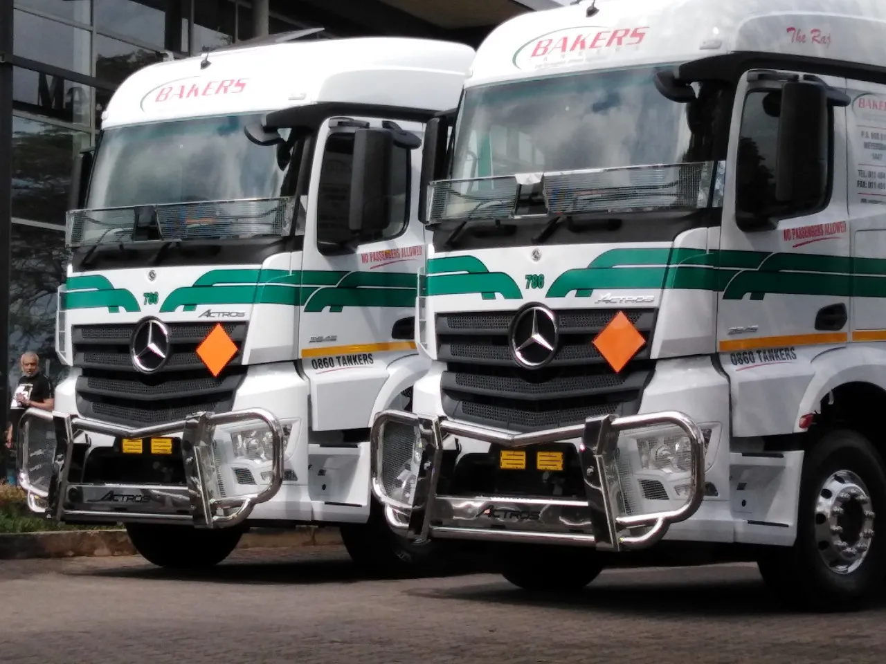 Bakers Transport two tankers