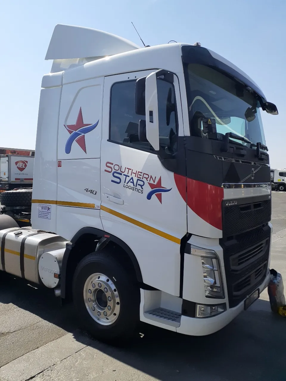 Southern Star Logistics Volvo FH fleet branding and truck graphics Johannesburg Gauteng