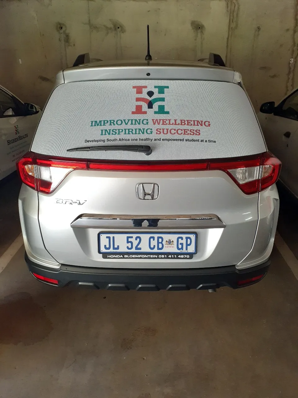 Improving Wellbeing Honda BR-V silver