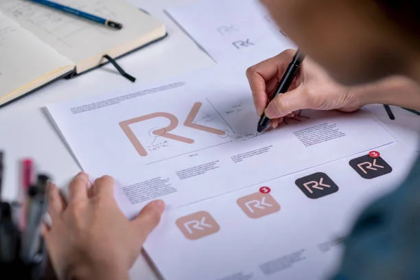 Corporate brand identity mockup and presentation