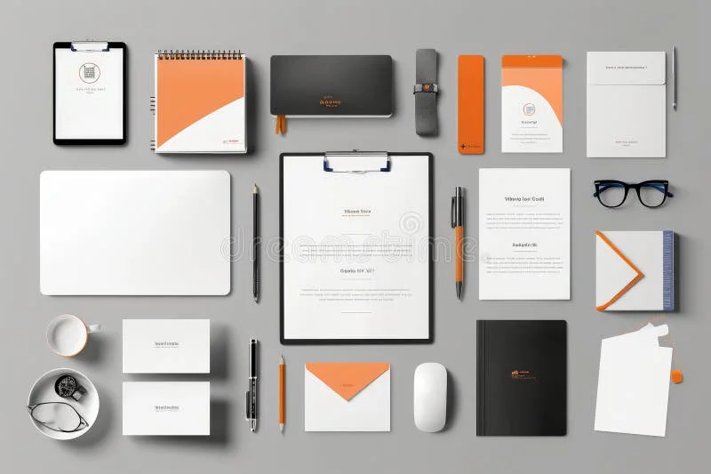 Business card printing and corporate stationery suite
