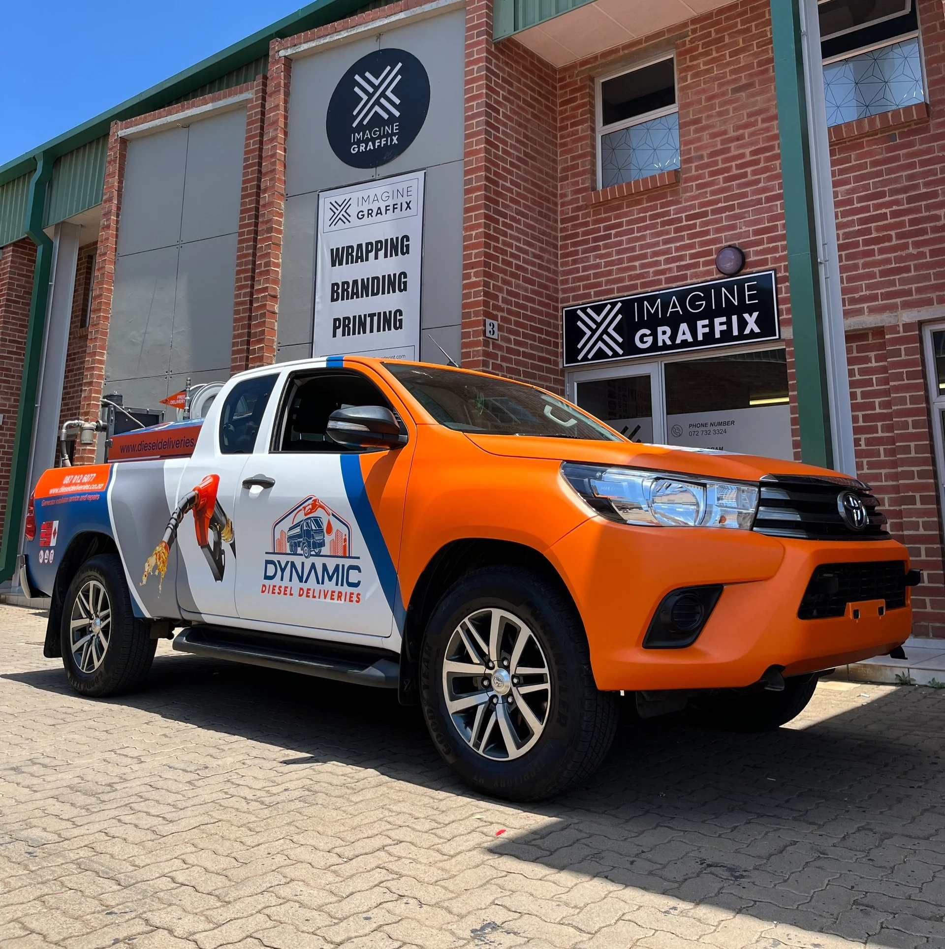 Custom Bakkie Wrap and Decal Branding
