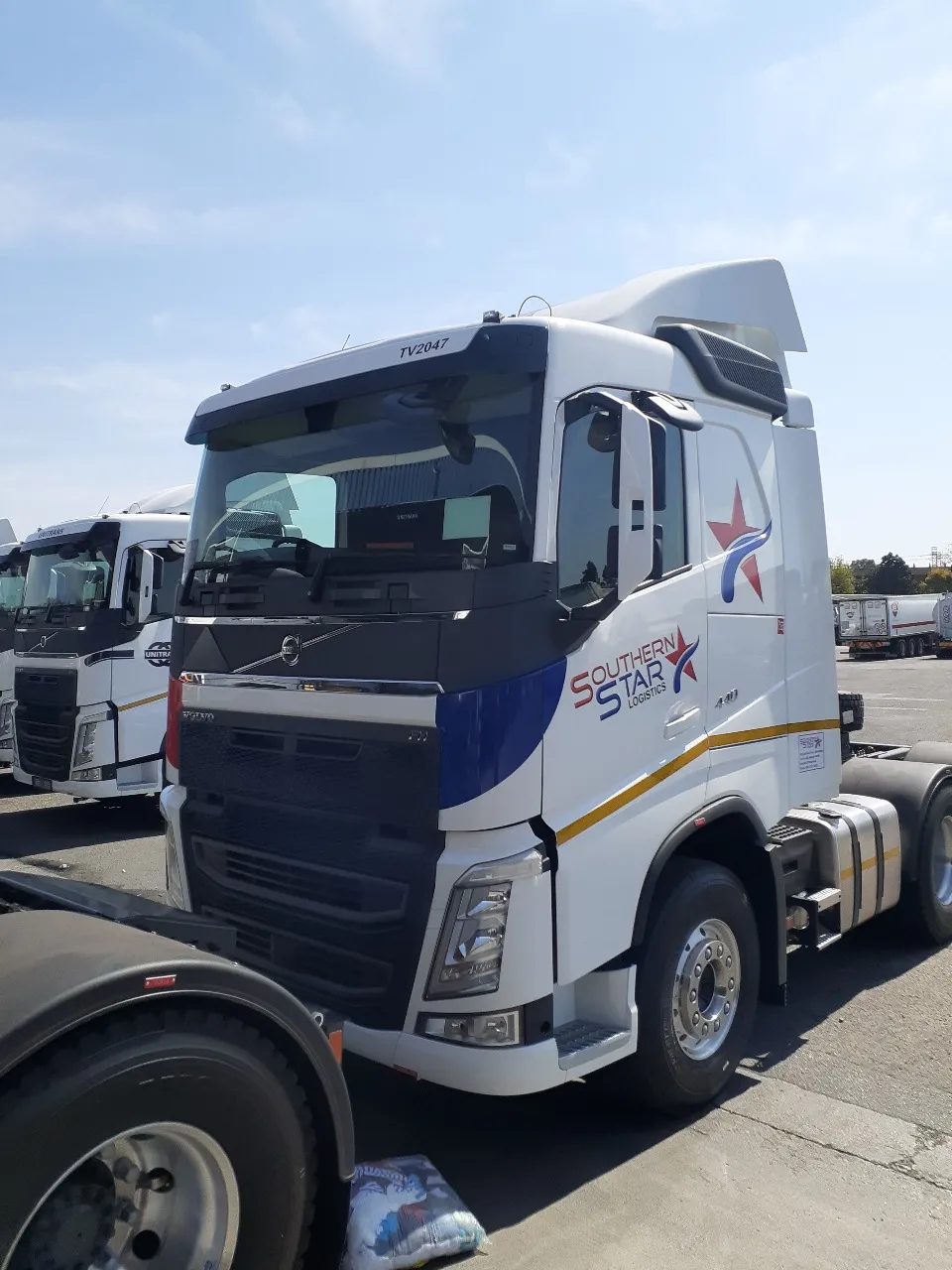 Southern Star Logistics Volvo truck cab precision branding and fleet graphics Gauteng